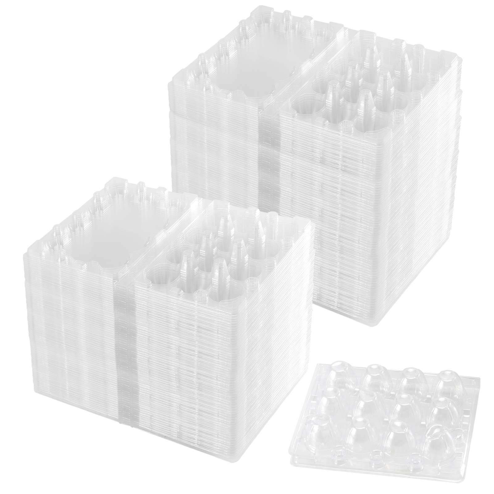 AUCHEN Quail Egg Cartons, Each Holds 12 Quail Eggs, Bulk Carton for