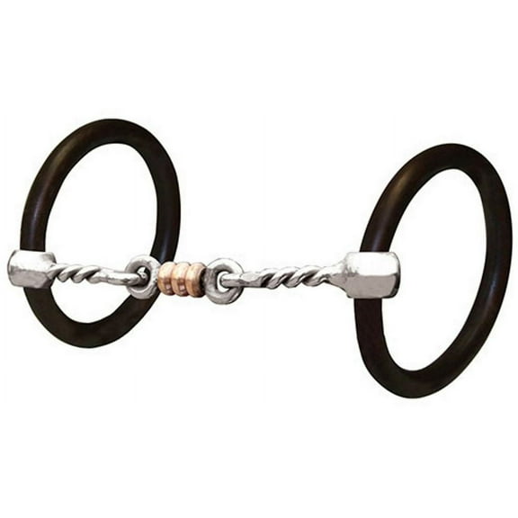 Professional Choice Three Piece Twist Ring Snaffle Horse Mouth Bit