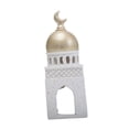 thumbnail image 1 of Estante decorativo con forma de mezquita lunar, organizador único hecho a mano. 65 cm x 18 cm, 1 of 6