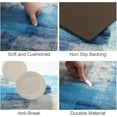 thumbnail image 2 of Anti Fatigue Kitchen Mat - Set of 2 - Teal and Marble Design Comfort Mats - Cushioned, Non Slip Floor Mat, 2 of 5