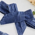 thumbnail image 4 of Nwiuh Baby Girls Denim Romper Dress Long Sleeve One Piece Jumpsuits Clothes Spring Summer (Blue, 6-12 Months), 4 of 7