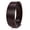Brown-12, variant on Men's Genuine Leather Black Crocodile Pattern Belt (Without Buckle), Wear-Resistant, Casual and Business, Gift Box Packaging&For waist 52in Width 1.38in(3.5cm)