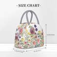 thumbnail image 2 of Balery Autumn Garden Bolsa de Almuerzo para Mujeres, Caja de Almuerzo, Bolsa de Almuerzo Pequeña Impermeable, Tote de Almuerzo Reutilizable con Gran Capacidad, 2 of 6