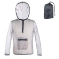 thumbnail image 2 of Camisa Al Aire Libre Ultraligera de Malla Chaqueta de Insecto Con Capucha Antimosquito ver A Través de Protectores Escudo de Insectos de Camisa de Malla para Acampar Jardinería, 2 of 7