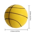 thumbnail image 3 of Baloncesto silencioso para interiores para niños, pelota silenciosa que rebota, juguete deportivo ligero para niños, 3 of 5