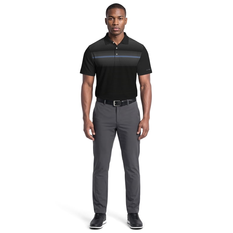 Ben Hogan Men's Fading Stripe Front Panel Golf Polo photo 2