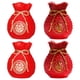 thumbnail image 1 of 4x Novedad Florero Maceta Bolsa Forma Arte Para Decoración Del Hogar Fiesta Rojo, 1 of 9