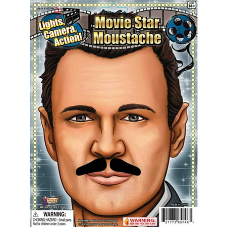 Hollywood Vintage Moustache Adult Halloween Accessory