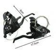 thumbnail image 1 of 2Pcs ST-EF51 Shifter/Brake Lever 3 x Left Right 7,8,21,24 Speed Set With Gear Cable, 1 of 9