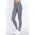 thumbnail image 3 of MOA Collection Women's Comfort Fit Cotton Spandex Basic Leggings, 3 of 5