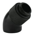 thumbnail image 4 of Water Cooling Systems,45 Degree Bend AngleFitting Adapter for CPU Water Cooling, ,  Plated Brass, G1/4 Thread, 4 of 7