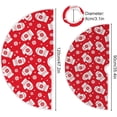 thumbnail image 4 of FMSHPON Christmas Snowflakes Gloves Xmas Christmas Tree Skirt Stand Mat for Holiday Party Decoration Indoor Outdoor 48 inches, 4 of 6