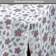 thumbnail image 4 of Floral Dog Crate Cover, Burgeoning Spring Flowers on a Plain Background, Easy to Use Pet Kennel Cover Small Dogs Puppies Kittens, 7 Sizes, Ceil Blue White, by Ambesonne, 4 of 6