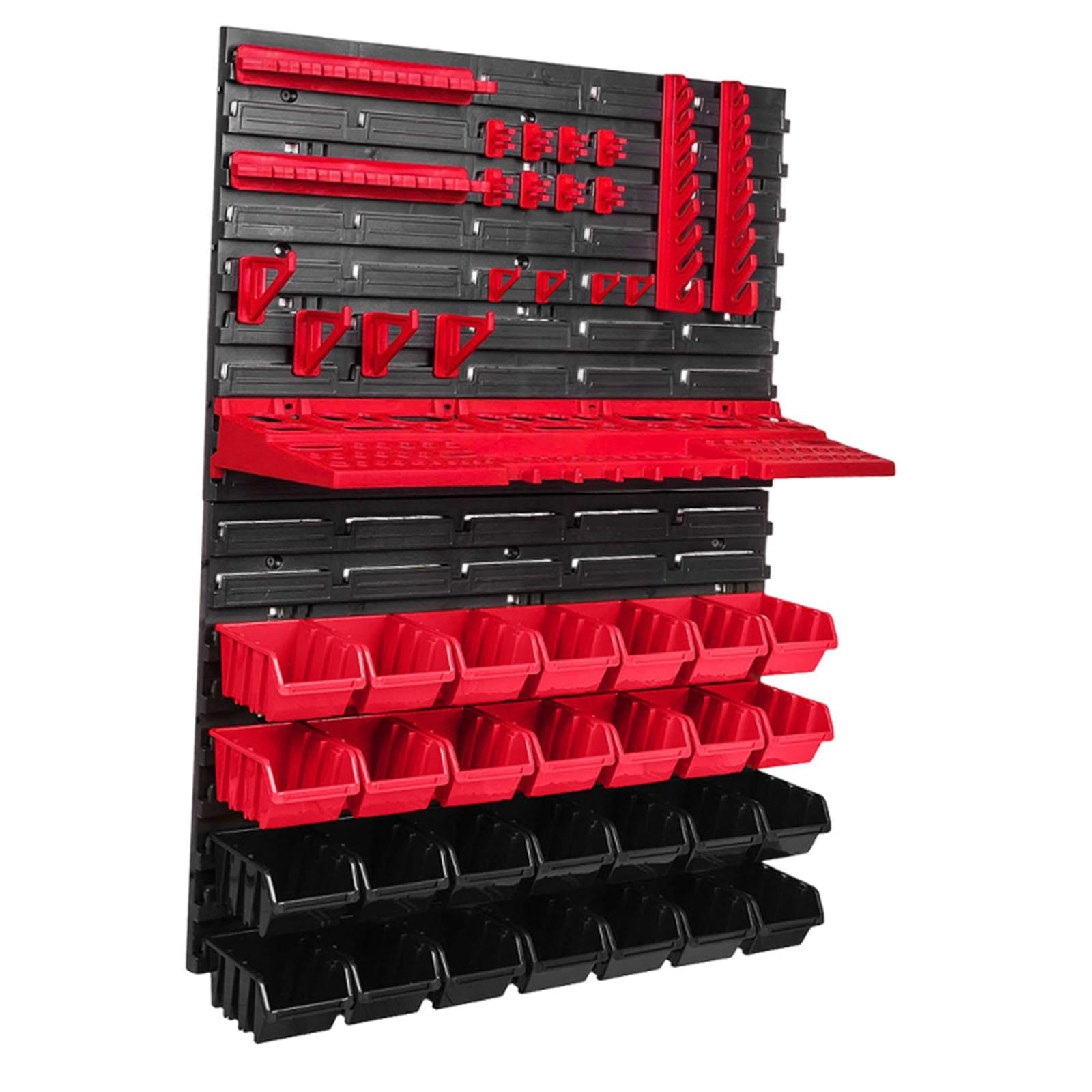 simhoa Set of 49 Wall-mounted Tool Organizers for Garage, Multi-purpose, Practical And Convenient for Organizing Tools in Workshops And Shops.