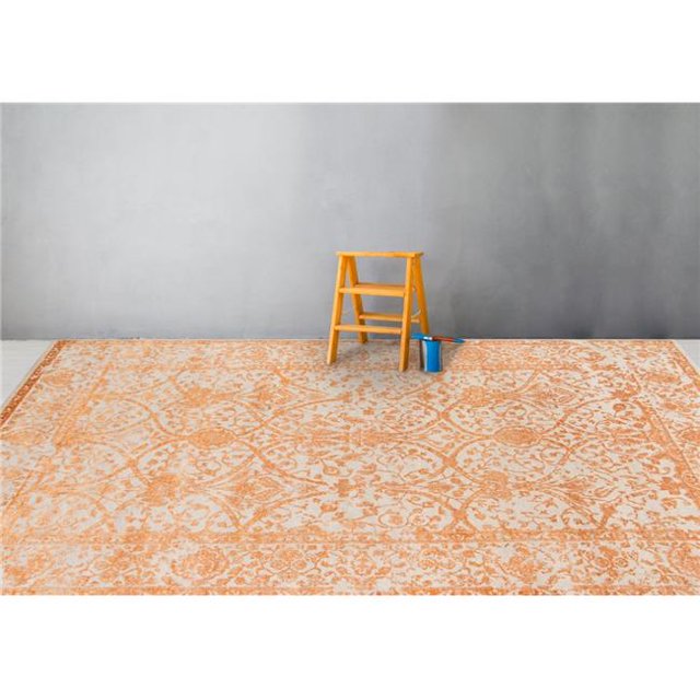 Amer Rug MRT30609 Tapis de Zone Noué à la Main Route Orange - 6 x 9 Pieds