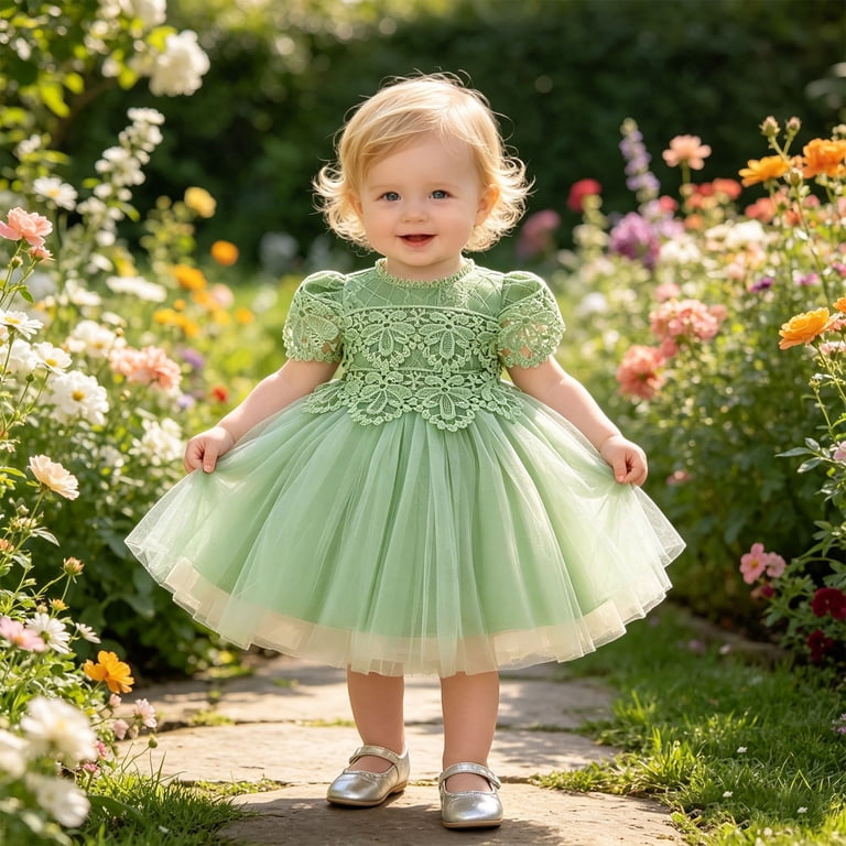 12 month formal dress Elegant Girls Formal Dress for Occasions with Layered Skirt and Satin  Bodice Age Appropriate Party Gown for Girls By Occasion Summer Long Dresses