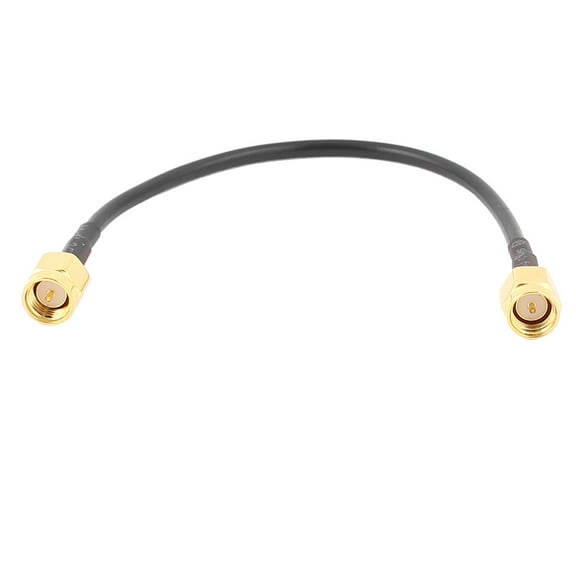 SMA-J Male to SMA-J Male RG174 Coaxial Cable Pigtail 15cm