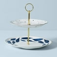 thumbnail image 2 of Lenox Blue Bay 2-Tiered Server, 3.05 LB, 2 of 3