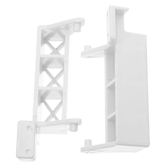 OULII 2-Pack White Microwave Door Replacement Closure Mechanism for