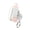 White, variant on Multipurpose Inhaler Holder Keychains Retractable Clip Replacement Stretch Clips Inhaler Holders PU Travel Pouches