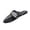 Black_019, variant on Women’s Stylish Mesh Mule Slides, Open-Back Pointed Toe Shoes with Gold Accent for Office, Brunch, and All-Day Summer Wear Brown 6.5（EU-37）