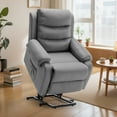 thumbnail image 1 of YSICK Small Power Lift Recliner Chair for Elderly with Remote Control Linen for Living Room,Dark Grey, 1 of 7