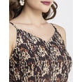 thumbnail image 6 of Moomaya Womens Printed Dress, Spaghetti Strap Cyte Midi Dress, 6 of 9