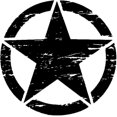 thumbnail image 1 of 50cm Big Stickers On Cars Army Star Distressed Decal For Jeep Sticker Large Vinyl Hood Military Body Graphic Fits Most Vehicles-black, 1 of 5