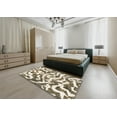 thumbnail image 4 of Ahgly Company Indoor Rectangle Abstract Brown Abstract Area Rugs, 8' x 10', 4 of 6