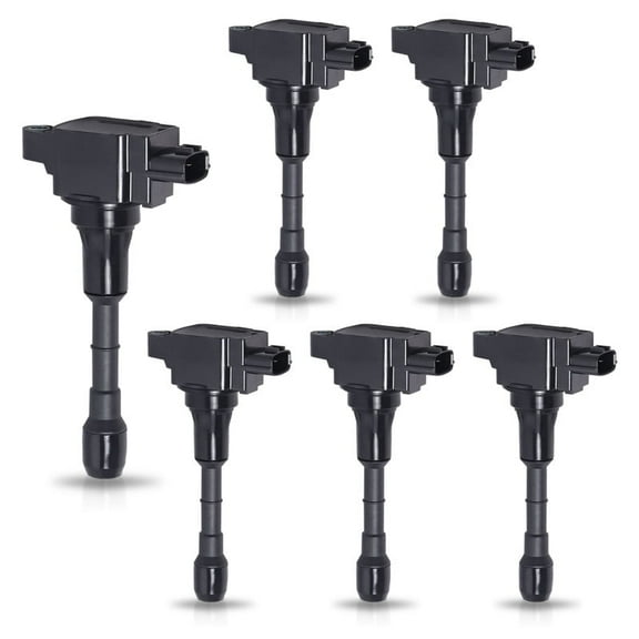 Set of 6 Ignition Coils Compatible with 2014 2015 Infiniti Q50 3.7L Replacement for UF617