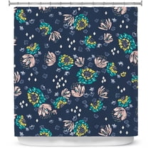 Shower Curtains 70" x 84" from DiaNoche Designs by Metka Hiti - Flowers Diamond