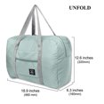 thumbnail image 3 of FZFLZDHUS Foldable Travel Duffel Bag Tote Carry on Luggage Lightweight Nylon Sport for Women Girls, 3 of 6