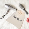 thumbnail image 2 of Hotel Home Hair Dryer Bag Drawstring Bag Container Hair Dryer Storage Pouch, 2 of 9