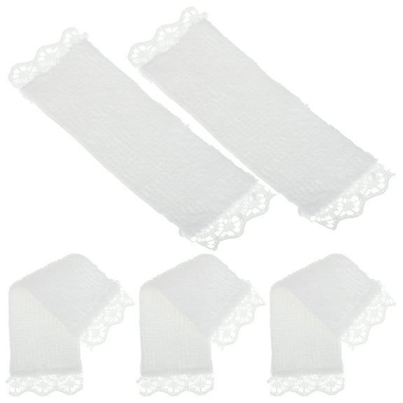 Zehuanyu 5pcs Dollhouse Miniature Towel Set 1:12 Scale Dollhouse Bathroom Accessories Miniature Dollhouse Furniture For Kids Realistic Tiny Towels For Pretend Play And Collectors