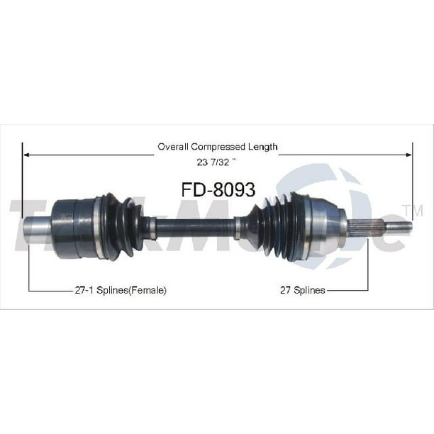 2002 ford explorer cv axle replacement