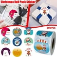 thumbnail image 1 of Hot6sl Ofertas Del Día Paquette de Pegatinas Navideñas, Etiquetas para Regalos Navideños, Decoraciones, Regalo, 1 Rollo de 500 Pegatinas, 1 of 7