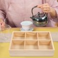 thumbnail image 3 of Caja de madera para guardar bolsitas de té, azúcar, especias, café instantáneo, 3 of 6