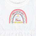 thumbnail image 4 of Inktastic Handpicked for Earth by My Nana in Heaven Rainbow Girls Baby Dress, 4 of 5