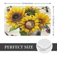 thumbnail image 5 of Non Slip Door Mat, Smile Sunflower Bee Bird Fast Drying Bath Tub Mats, Absorbent Bathroom Rugs Entrance Welcome Mat, Bath MatS for Tub, Floor, Home, Kitchen, Hotel,16x24in, 5 of 7