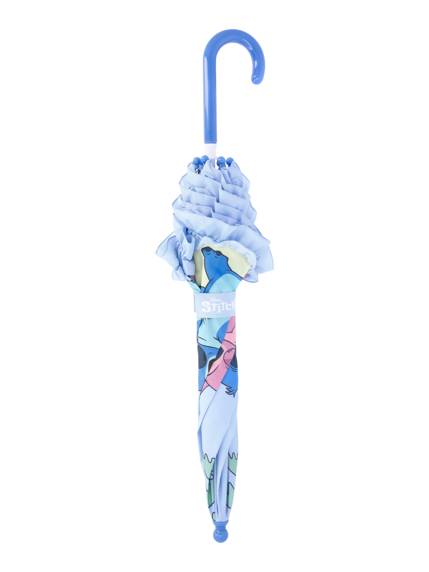 Disney Lilo & Stitch Girls Print Umbrella with Curved Handle