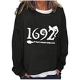 thumbnail image 2 of Ichuanyi liquidación de la moda de la primavera de la primavera de la primavera femenina impresas en el cuello redondo de la camiseta casual ICHUANYI WER202308182494, 2 of 4