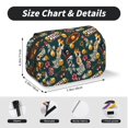 thumbnail image 5 of Sikiie Vintage Casino Chips Print Flip Double-layer Pencil Case, All-purpose Stationery Bag for Study and Office, Zipper Design, Unisex, 5 of 7