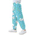 thumbnail image 4 of joogoo Baseball Polka Dots Boys' Sweatpants Jogger Pants 5-6Y, 4 of 8