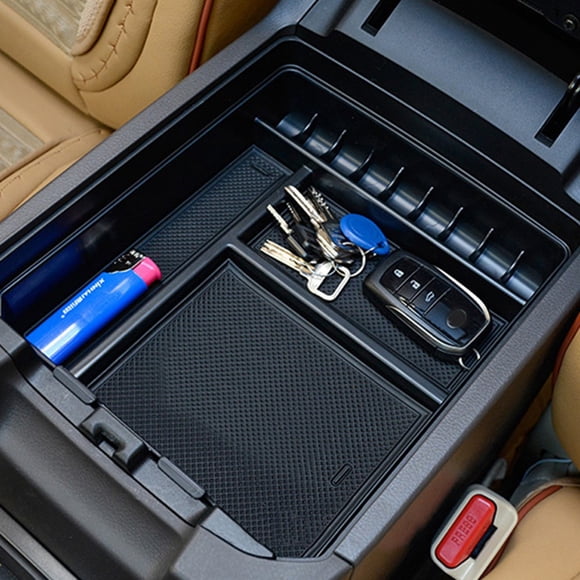 1Pc New Car Central Armrest Console Storage Box Fits For Toyota Land-Cruiser-Prado 120 Fj120 150 Black Abs Interior Accessories 2003-2009 Mingyiq