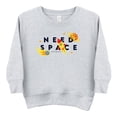 thumbnail image 4 of SmileyWorld Need Space - Toddler Graphic Sweatshirt, 4 of 9