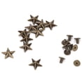 thumbnail image 1 of Sonew Star Rivet,10pcs Metal Star Stud Rivet Spike Screw for Leathercraft Bags Shoes DIY Decoration, 1 of 8