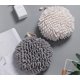 thumbnail image 3 of Toallas de mano colgantes, gruesas y absorbentes, para cocina y baño (gris-blanco, 2 unidades), 3 of 5