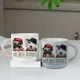 thumbnail image 3 of Coolnut 2 PCS 400ML Ceramic Coffee Mugs for Men Women, Funny Cartoon Dogs Great Cup for Cocoa, Tea, Office, Home, Engagement Gifts, 3 of 7