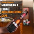thumbnail image 2 of ZHAOCHENG Regalos para hombres y papás, abridor de botellas de cerveza magnético montado en la pared, regalo de cumpleaños de aniversario para, 2 of 5