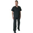thumbnail image 4 of Natural Workwear Womens Medical Scrub Set Adult Female Work Uniform Black XS, 4 of 4